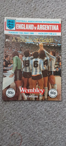 England v Argentina 1980