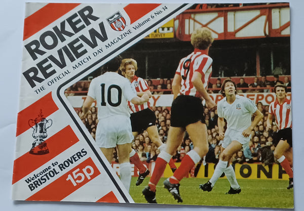 Sunderland v Bristol Rovers 1977/78 FA Cup 3rd Round