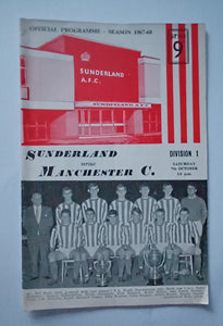Sunderland v Manchester City 1967/8