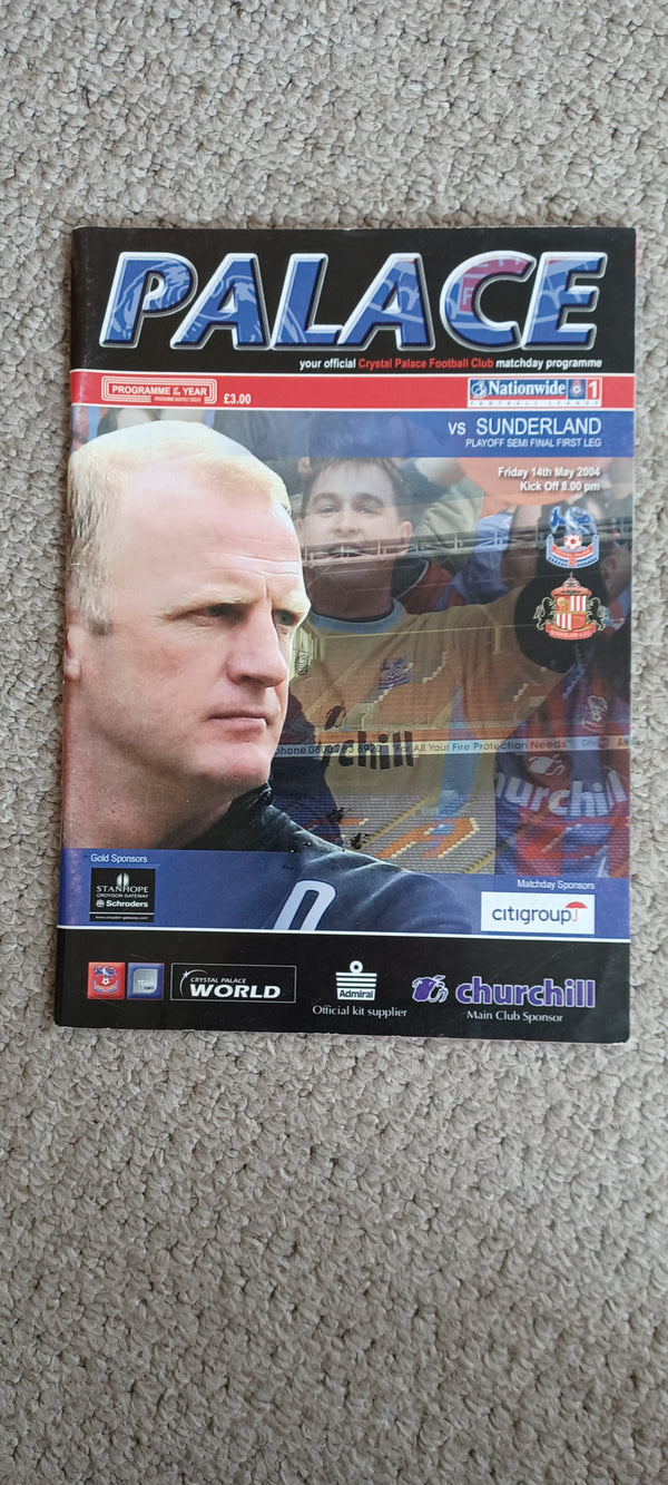 Crystal Palace v Sunderland 2003/04 Play off semi final