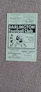 Darlington v Doncaster 1970/1 FLC 1st round replay