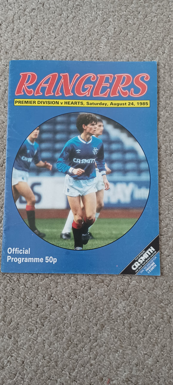 Rangers v Hearts 1985/6