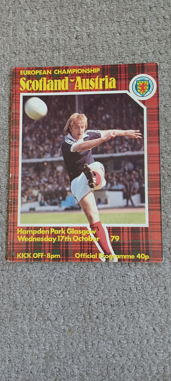 Scotland v Austria 1979