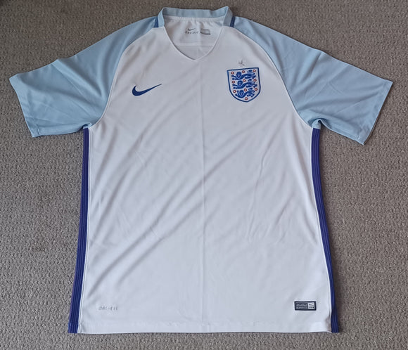 England Home Shirt 2016/18 XL