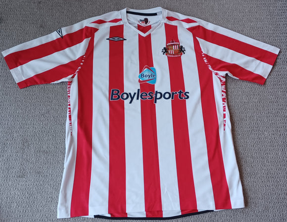 Sunderland Home Shirt 2007/8 2XL