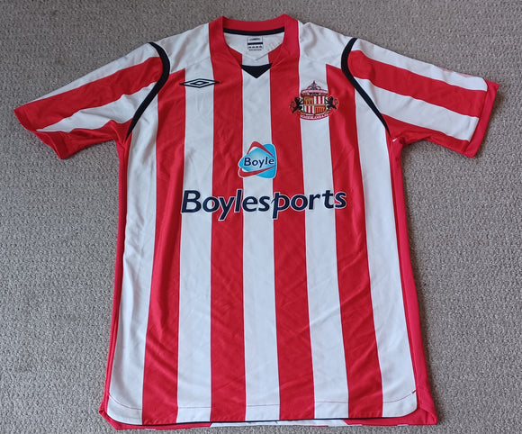 Sunderland Home Shirt 2008/9 L