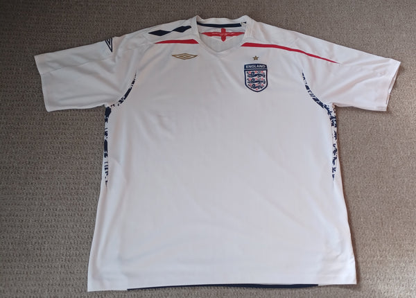 England Home Shirt 2007/09 3XL