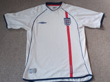 England Home Shirt 2001/03 MED