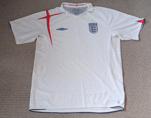 England Home Shirt 2005/07 XL