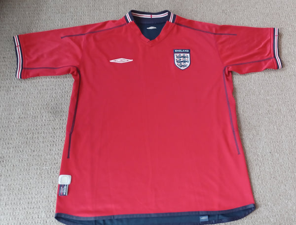 England Away Shirt 2002/04 L