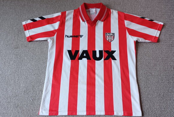 Sunderland Home Shirt 1991/94 MED