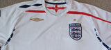 England Home Shirt 2007/09 XL