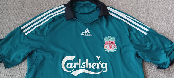 Liverpool Away Shirt 2008/9 L
