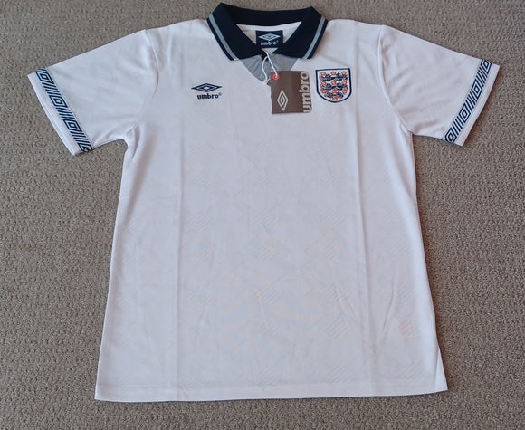 England Home Shirt 1990 World Cup MED