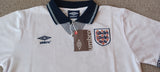 England Home Shirt 1990 World Cup MED
