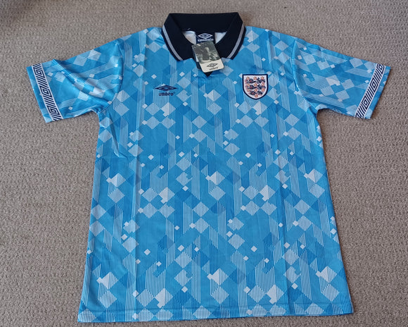 England Away 3rd Shirt 1990 XL