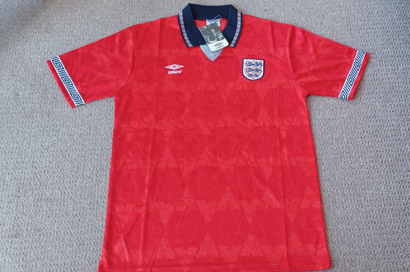 England Away Shirt 1990 World Cup MED