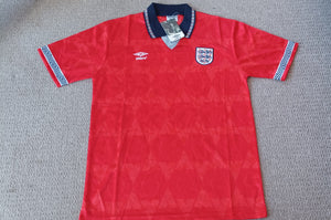 England Away Shirt 1990 World Cup SL