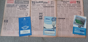 Birmingham City v Sunderland Football Echo & Match Programme 1957/8