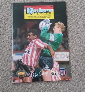 Sunderland v Newcastle Utd 1989/90