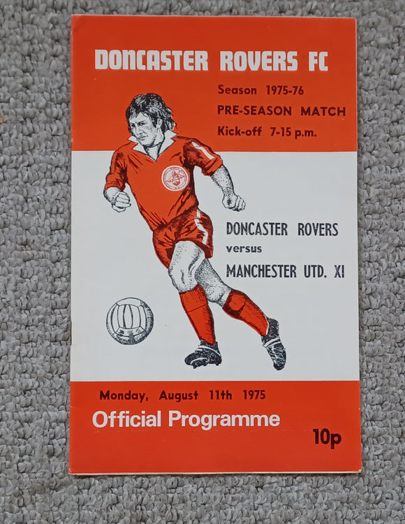 Doncaster Rovers v Manchester United XI 1975/6