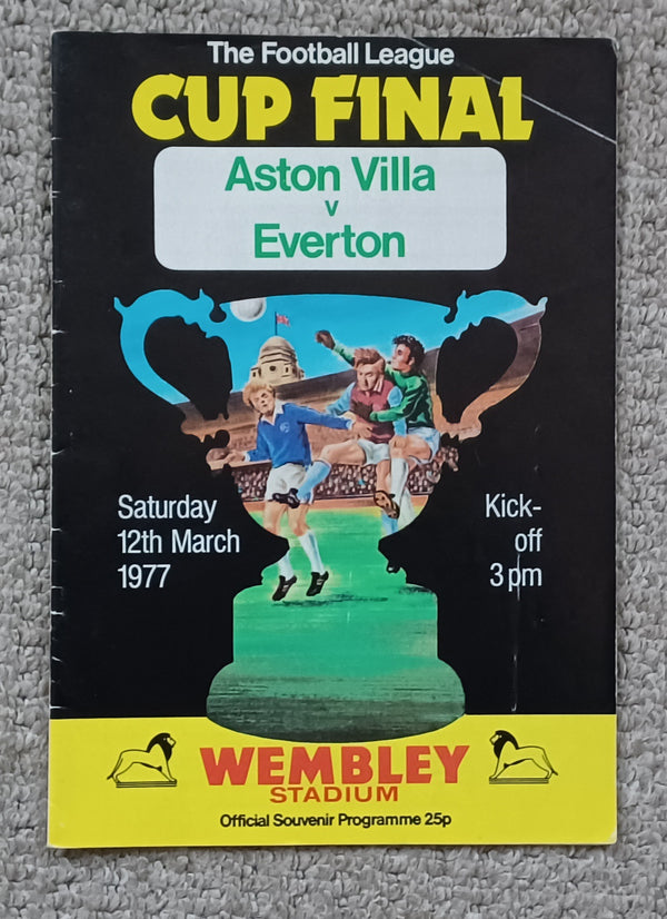 1977 Aston Villa v Everton League Cup Final