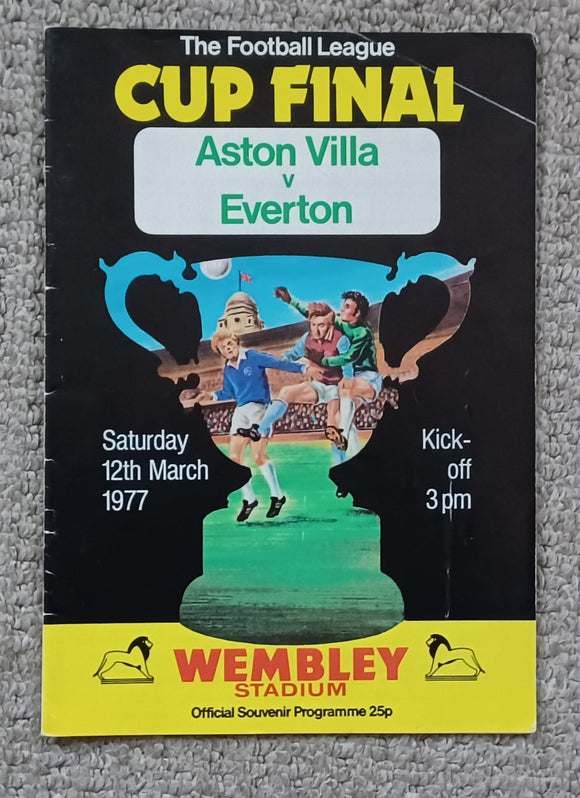 Aston Villa v Everton 1977 League Cup Final