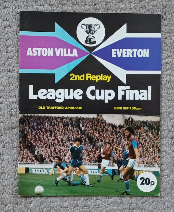 1977 Aston Villa v Everton League Cup Final 2nd Replay