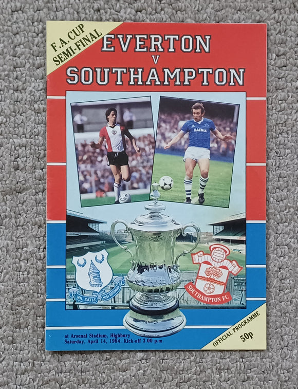 Everton v Southampton 1984 FA Cup Semi Final