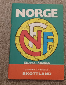 Norway v Scotland 1979