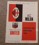 AC Milan v Manchester United 1969 European Cup Semi Final