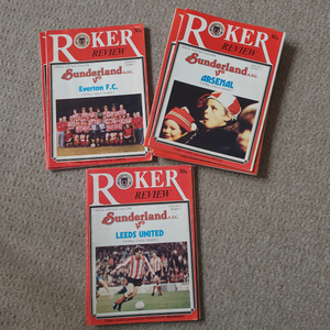 Sunderland Home programmes 1980/1 Complete