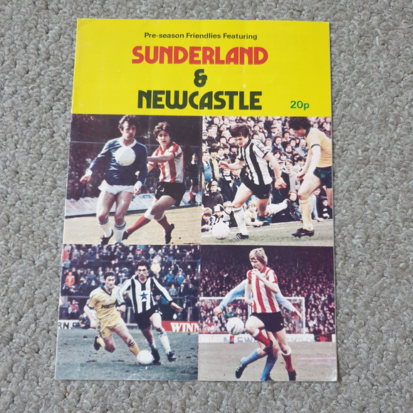 Sunderland v Newcastle 1981/2 Pre Season Friendly