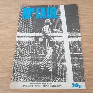 Newcastle v Manchester City Willie McFaul Testimonial 1979