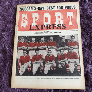 Middlesbrough FC Sport Express 1954/5