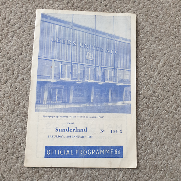 Leeds United v Sunderland 1964/5