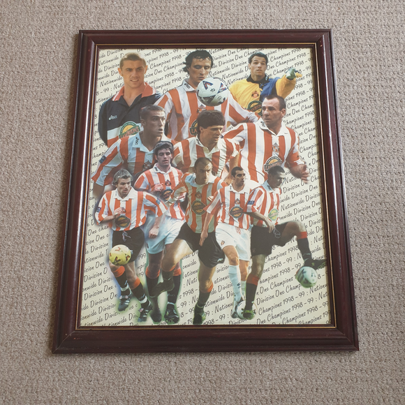 Sunderland Framed Print 1998/9 Champions