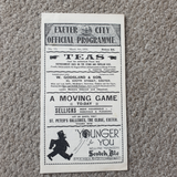 Exeter City v Sunderland FLC 1989/90 inc 1931 Cup reprint