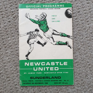 Newcastle Utd v Sunderland 1969/70