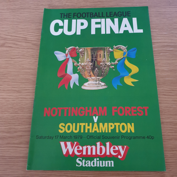 Nottingham Forest v Southampton 1979 League Cup Final