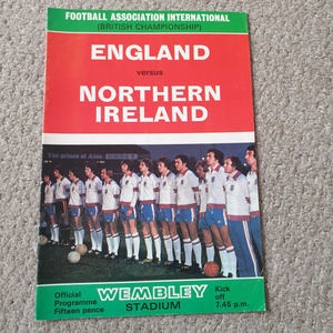 England v Northern Ireland 1976
