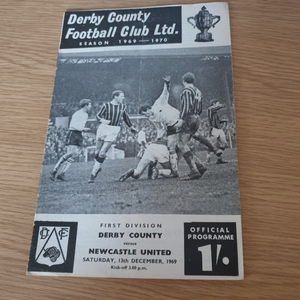 Derby County v Newcastle United 1969/70