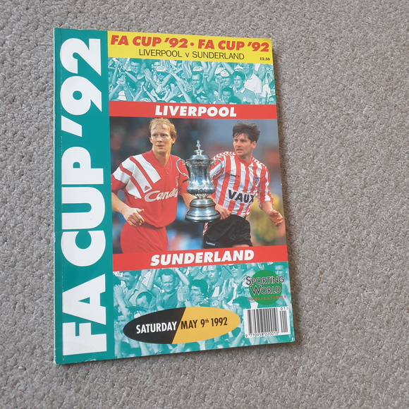 1992 FA Cup Final Liverpool v Sunderland