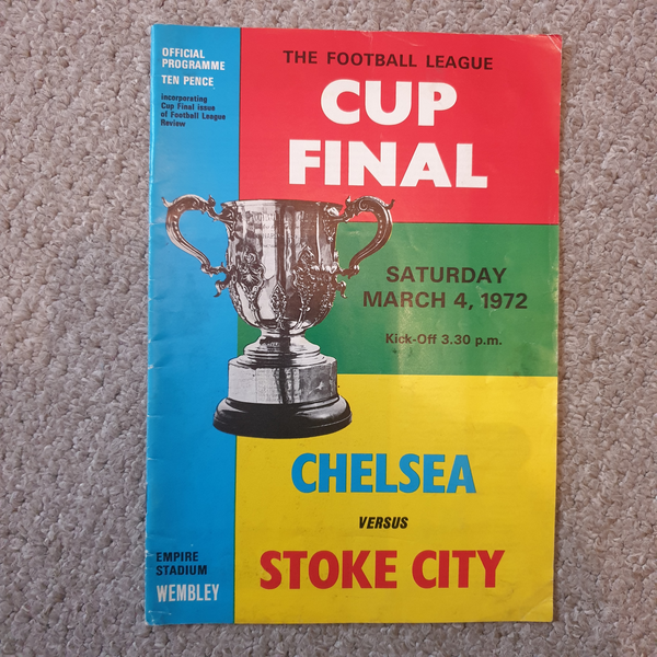 1972 Chelsea v Stoke City League Cup Final