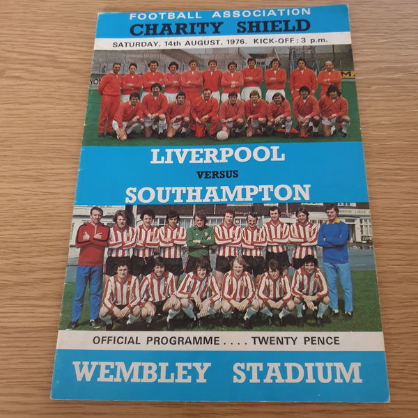 1976 Charity Shield Liverpool v Southampton