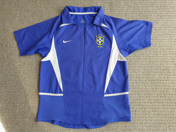 brazil 2002 away shirt