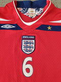 England Away Shirt 2008/10 SIGNED John Terry #6 XLB
