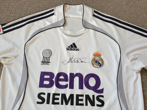 Real Madrid Home Shirt Signed 2006/07 Jonathan Woodgate L