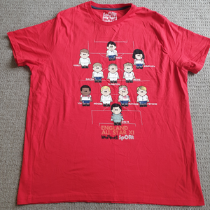 England Legends Red Weenicon Tee Shirt 2XL