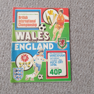 Wales v England 1980